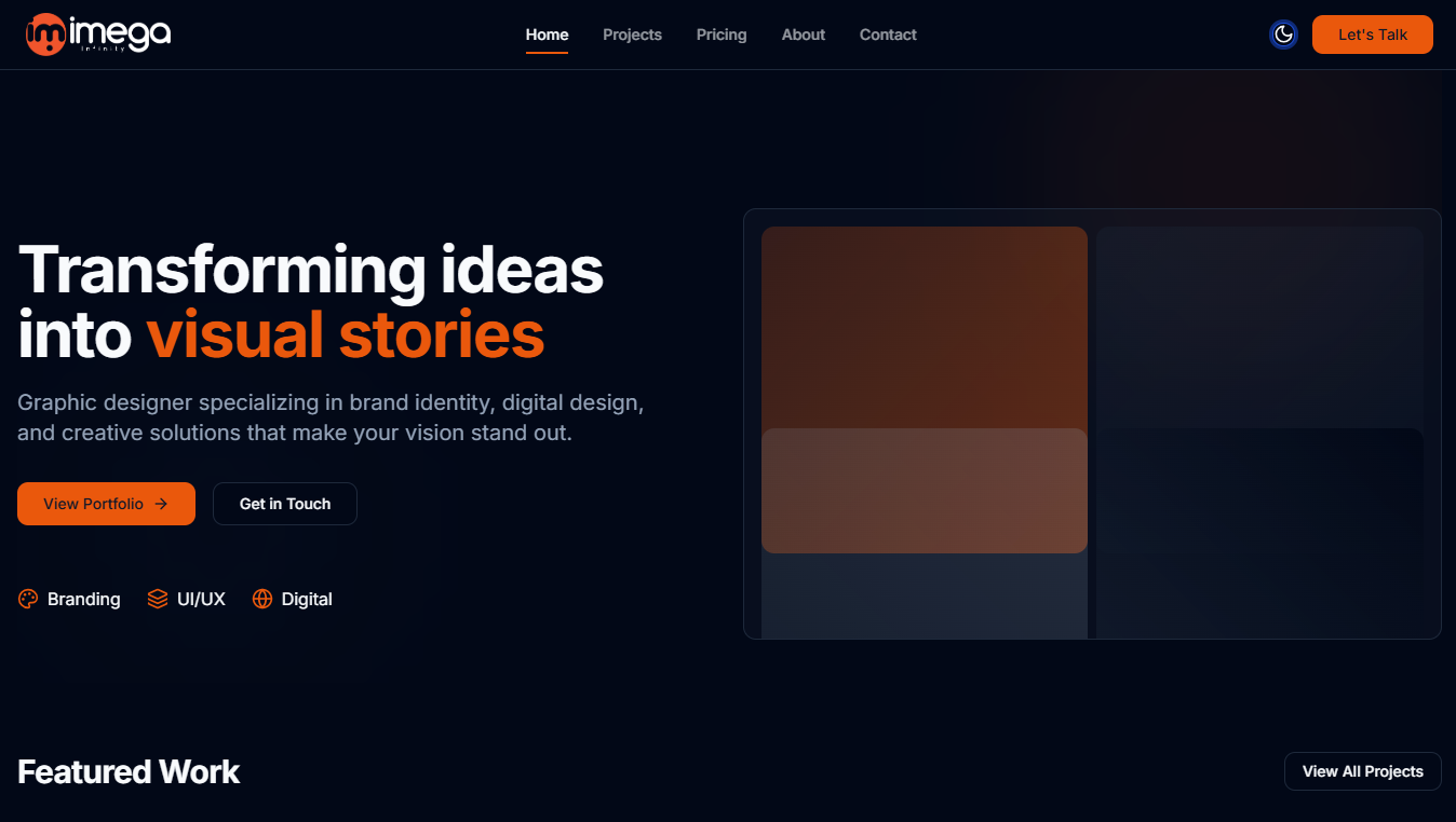 Imega Infinity | Creative Visual Solutions